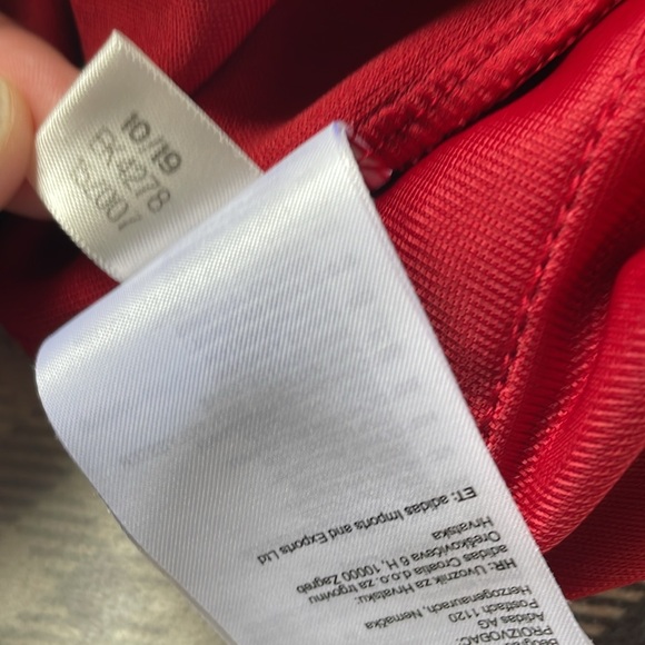 Adidas Women’s Red Full Zip Jacket Small - Picture 6 of 7